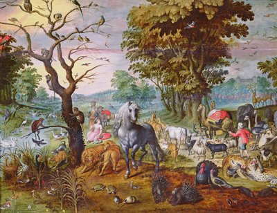 The Entry to the Ark by Jan van Kessel the Elder